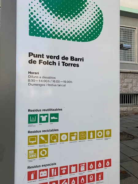 Huelva Punto de recolección de reciclables